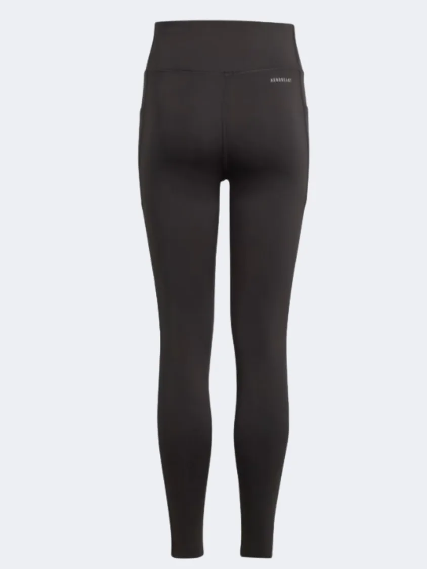 Adidas Optime Girls Sportswear Tight Black/Silver