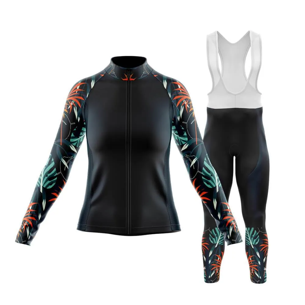 Amazon Forest Floral Sleeves Club Cycling Kit