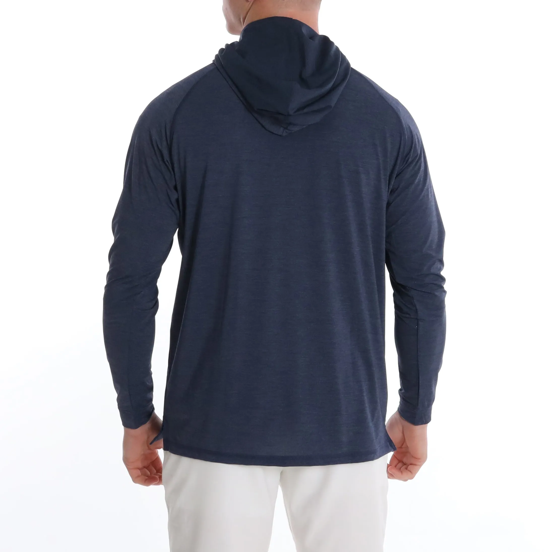 Anguilla Hoodie AO Graphic - Navy Heather