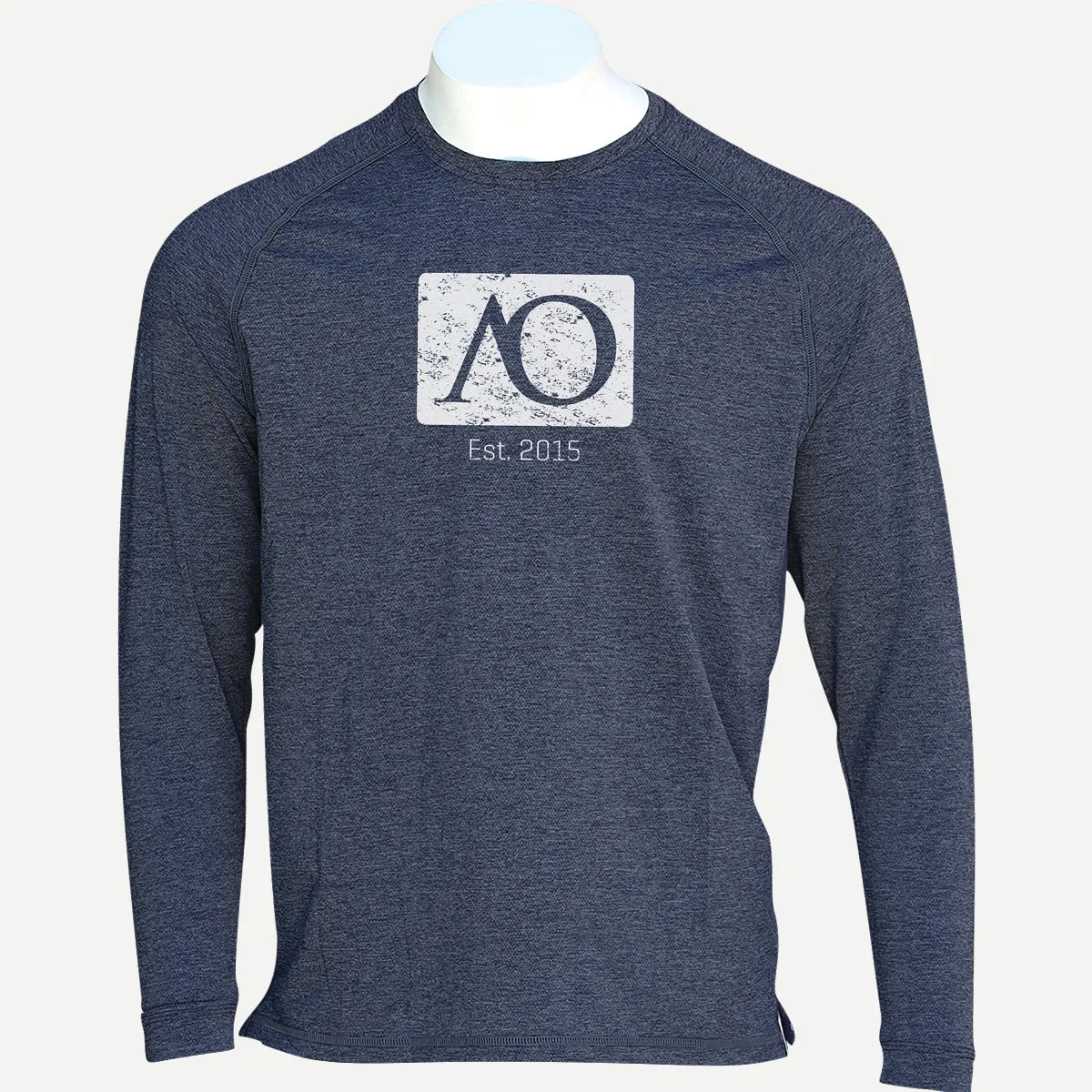 Anguilla Hoodie AO Graphic - Navy Heather