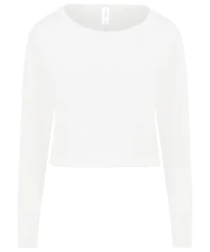 Arctic White - Women's cropped sweat