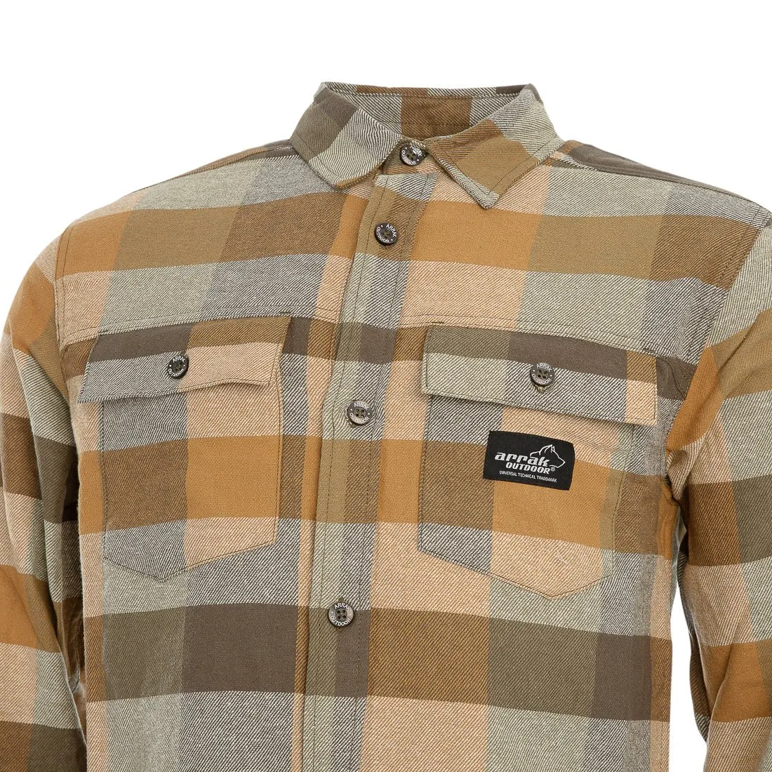 Arrak Outdoor Canada Flannel Long-Sleeve Men's (Forest)