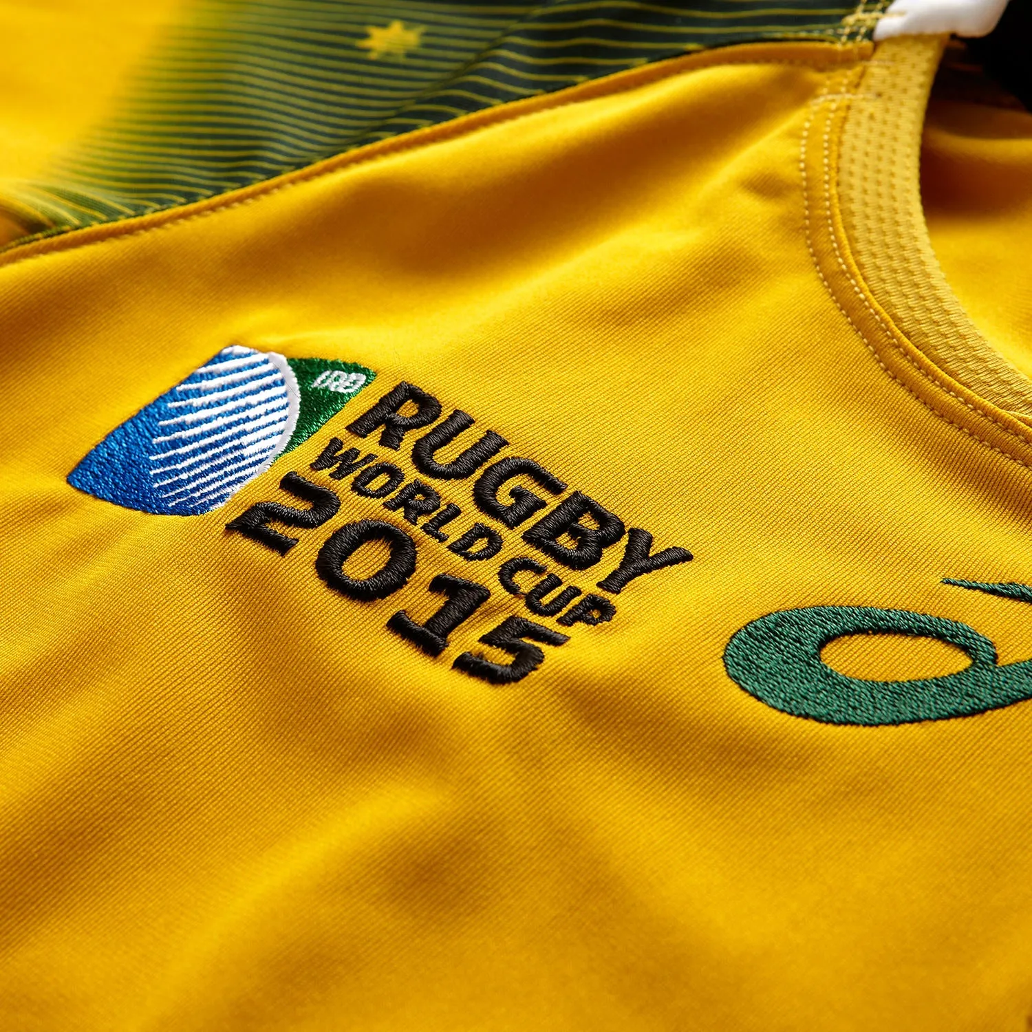 ASICS Australia Wallabies Kids RWC2015 Home Rugby Shirt