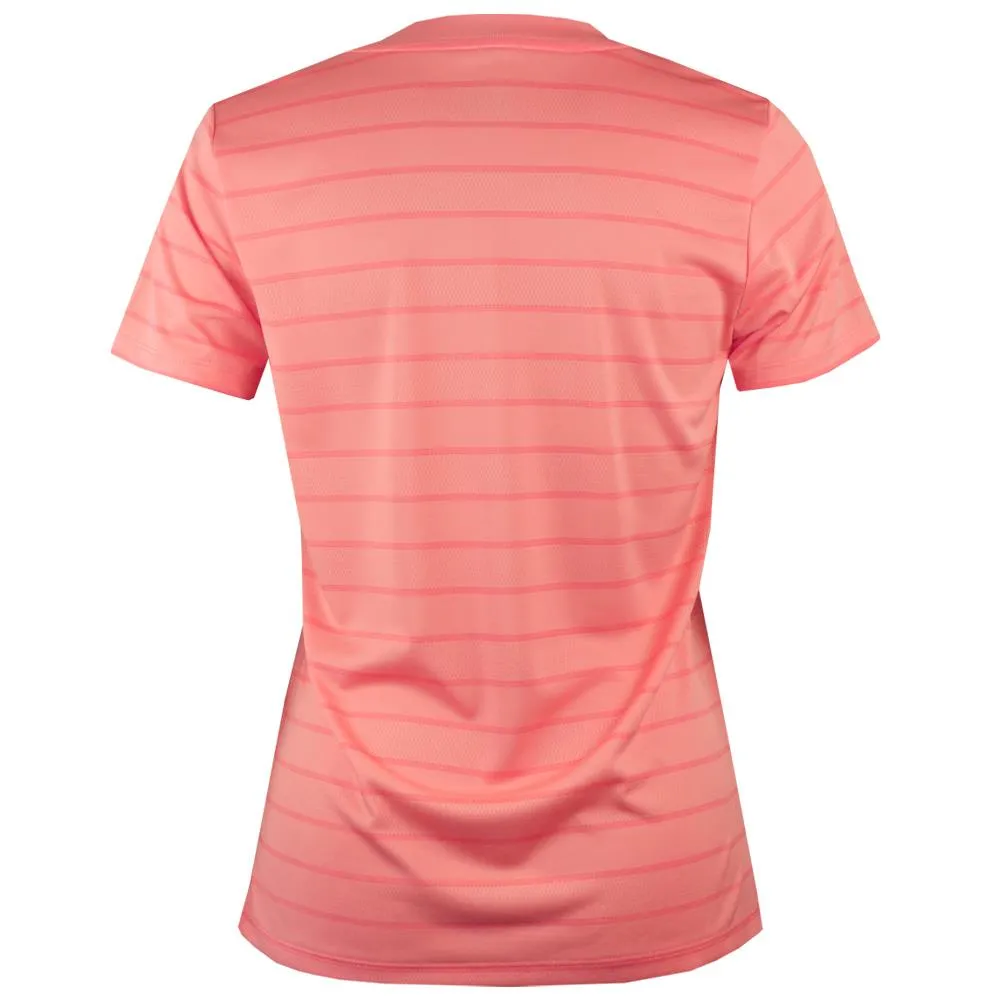 Asics Women's Court Stripe Top - Guava