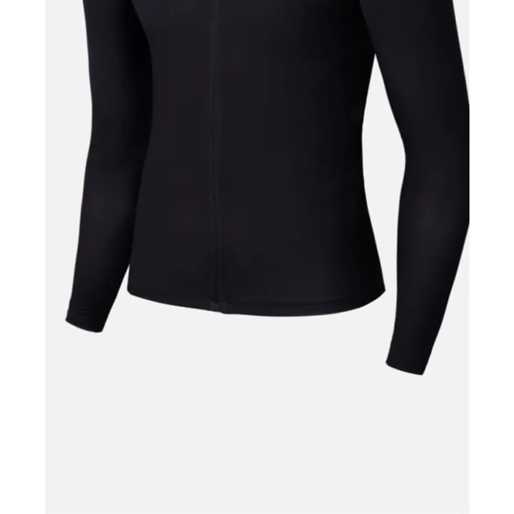 Barrel Men Essential Zip-Up Rashguard-BLACK