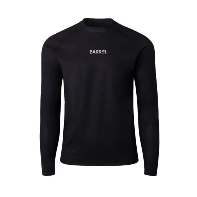 Barrel Mens Essential RelaxFit Rashguard-BLACK