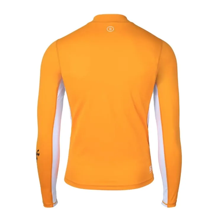 Barrel Mens Move Zip-Up Rashguard-ORANGE