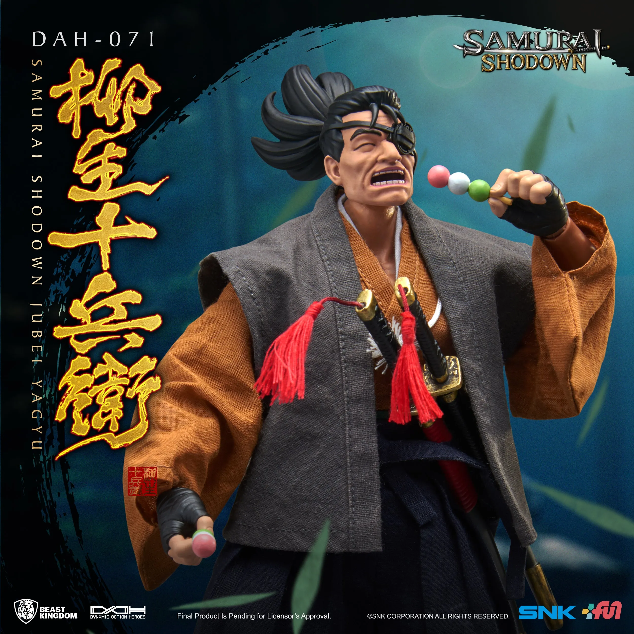 Beast Kingdom DAH-071 SNK Samurai Shodown: Jubei Yagyu Dynamic 8ction Heroes Action Figure