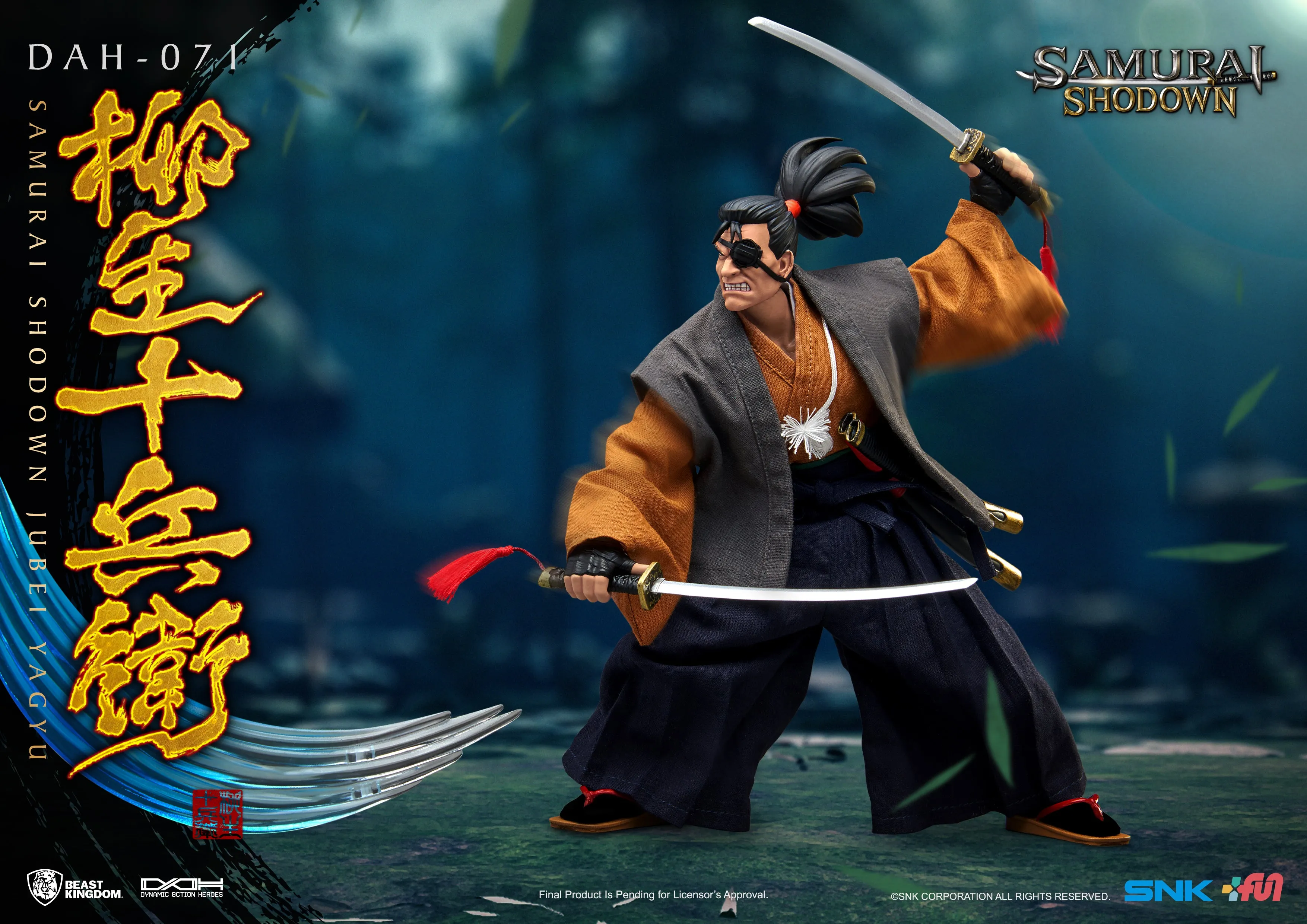 Beast Kingdom DAH-071 SNK Samurai Shodown: Jubei Yagyu Dynamic 8ction Heroes Action Figure