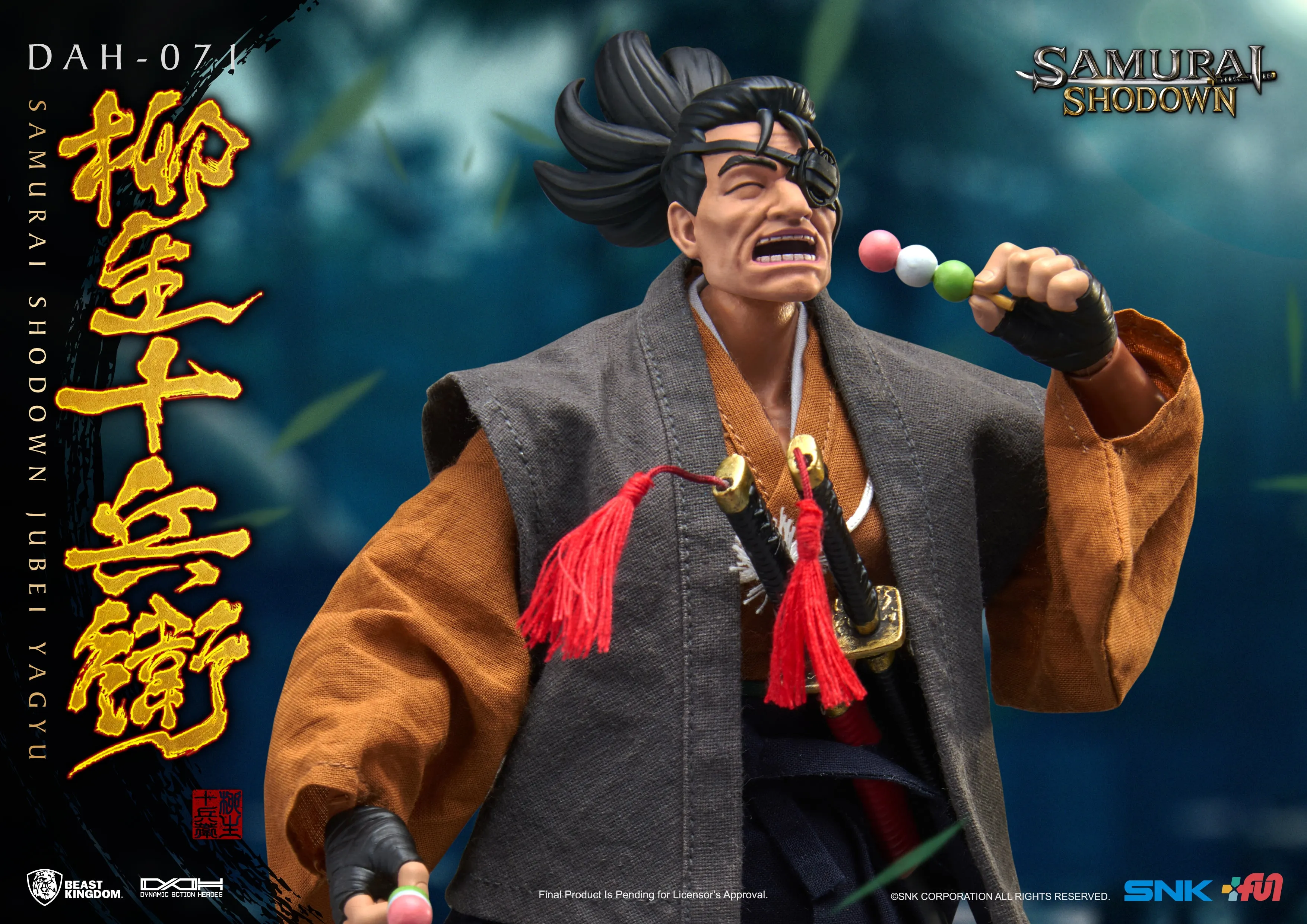 Beast Kingdom DAH-071 SNK Samurai Shodown: Jubei Yagyu Dynamic 8ction Heroes Action Figure