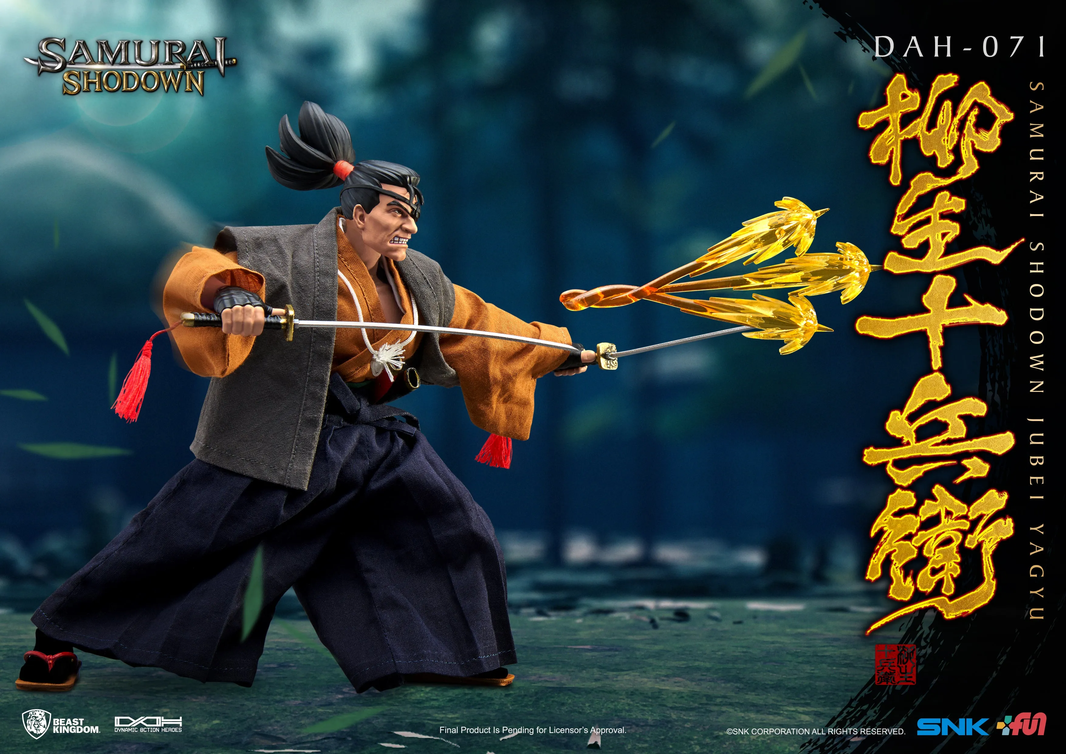 Beast Kingdom DAH-071 SNK Samurai Shodown: Jubei Yagyu Dynamic 8ction Heroes Action Figure