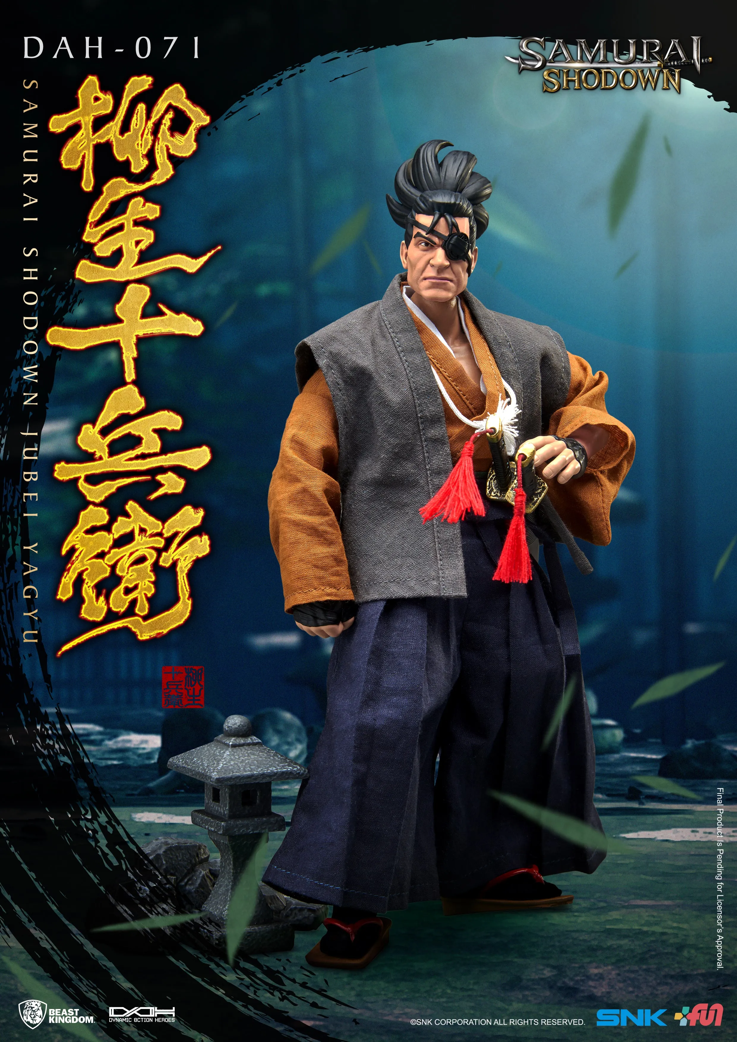 Beast Kingdom DAH-071 SNK Samurai Shodown: Jubei Yagyu Dynamic 8ction Heroes Action Figure