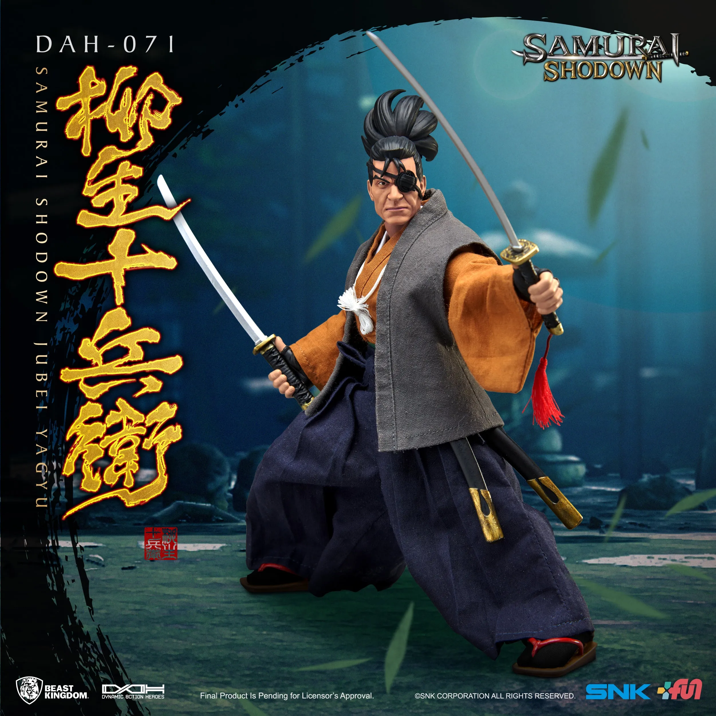 Beast Kingdom DAH-071 SNK Samurai Shodown: Jubei Yagyu Dynamic 8ction Heroes Action Figure