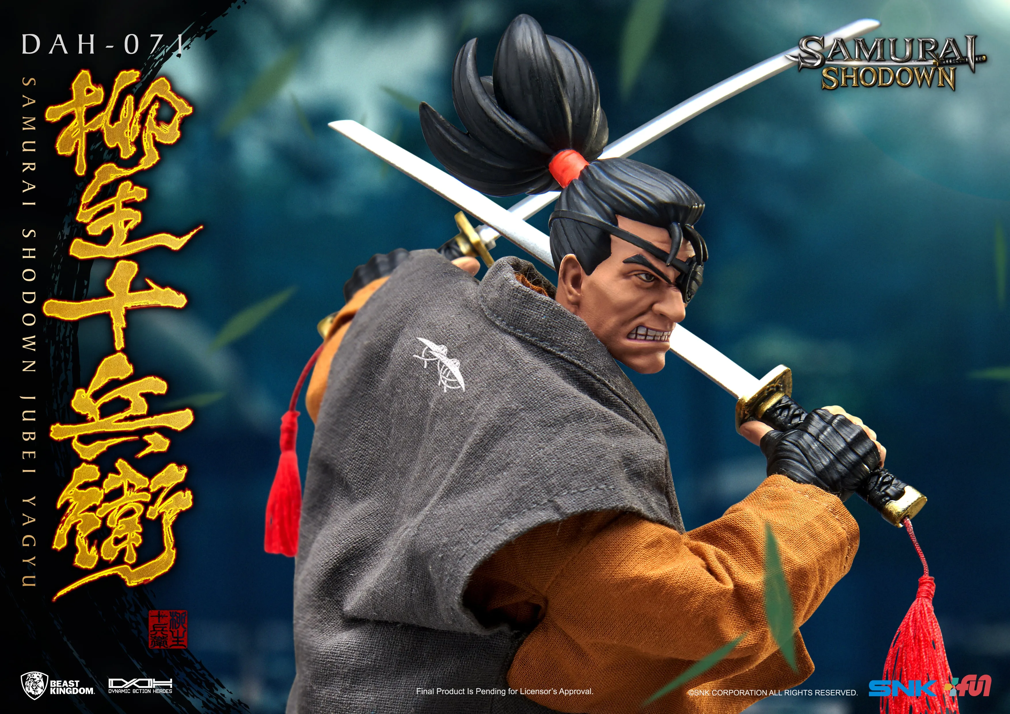 Beast Kingdom DAH-071 SNK Samurai Shodown: Jubei Yagyu Dynamic 8ction Heroes Action Figure