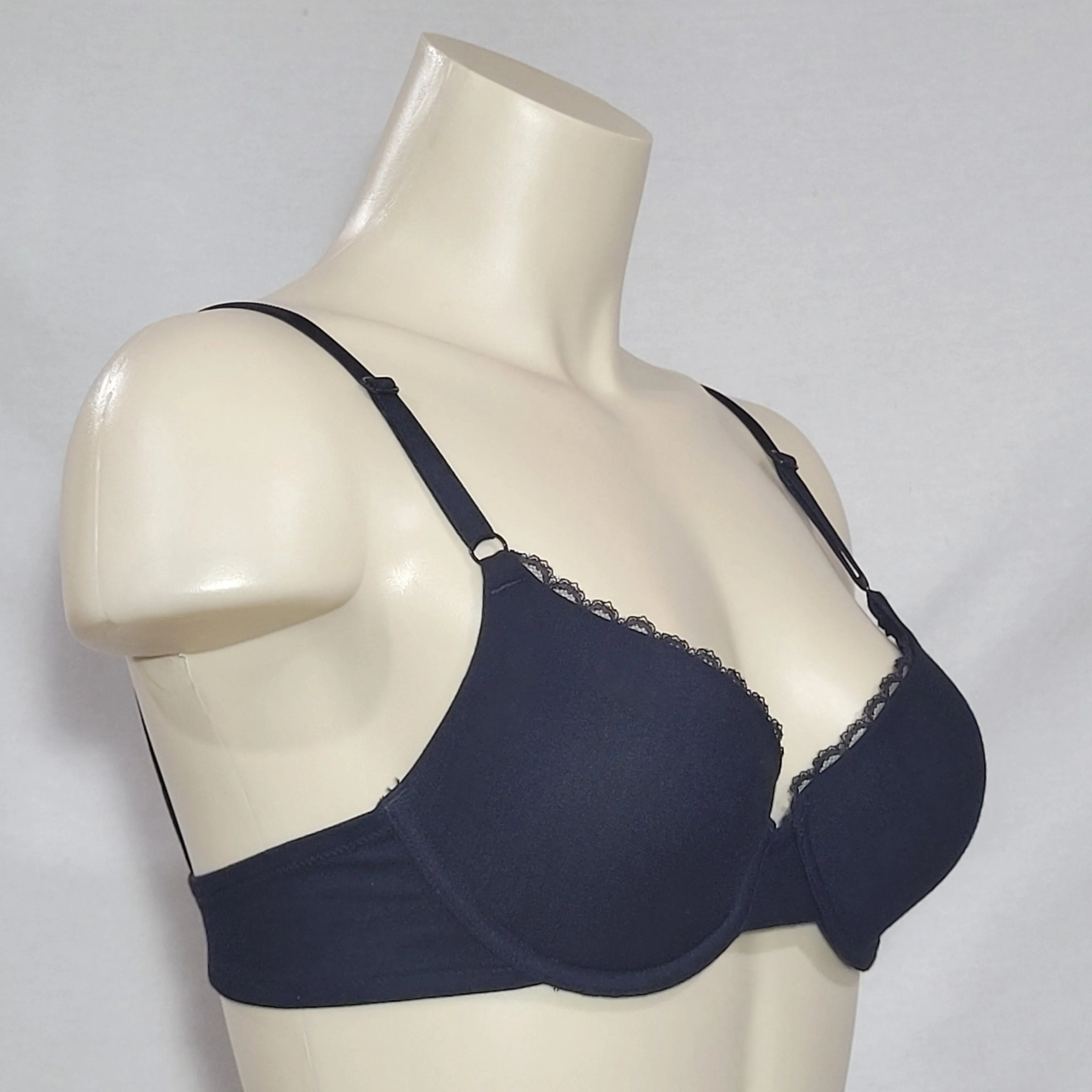 Bestform 5005553 5553 Average Padded Underwire Bra 34B Black NWT