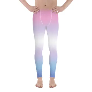 Bigender Pride Men's Leggings Yoga Pants in Ombre