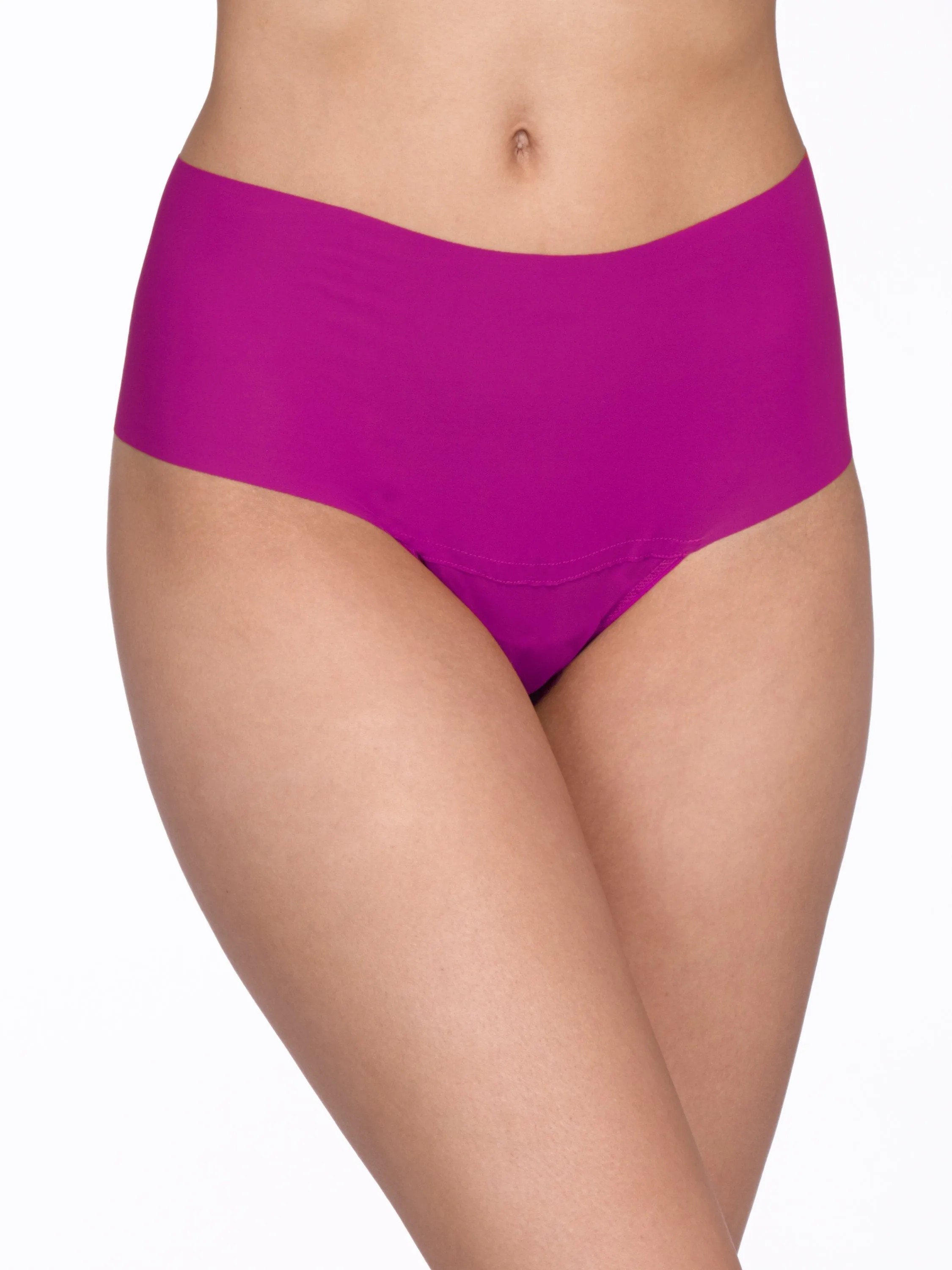 BreatheSoft® High Rise Thong Hot Fuchsia Pink