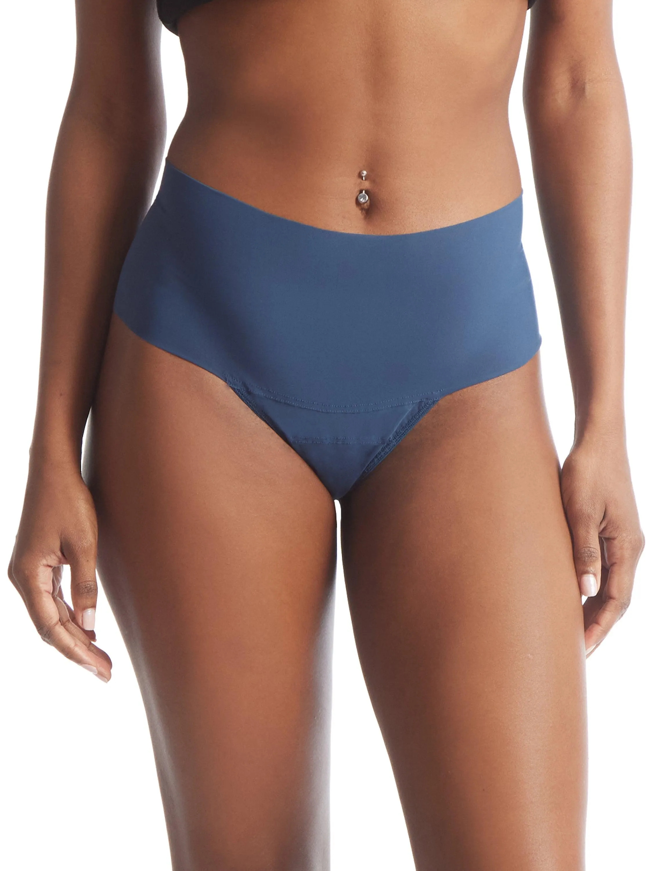 BreatheSoft™ High Rise Thong Nightshade Blue