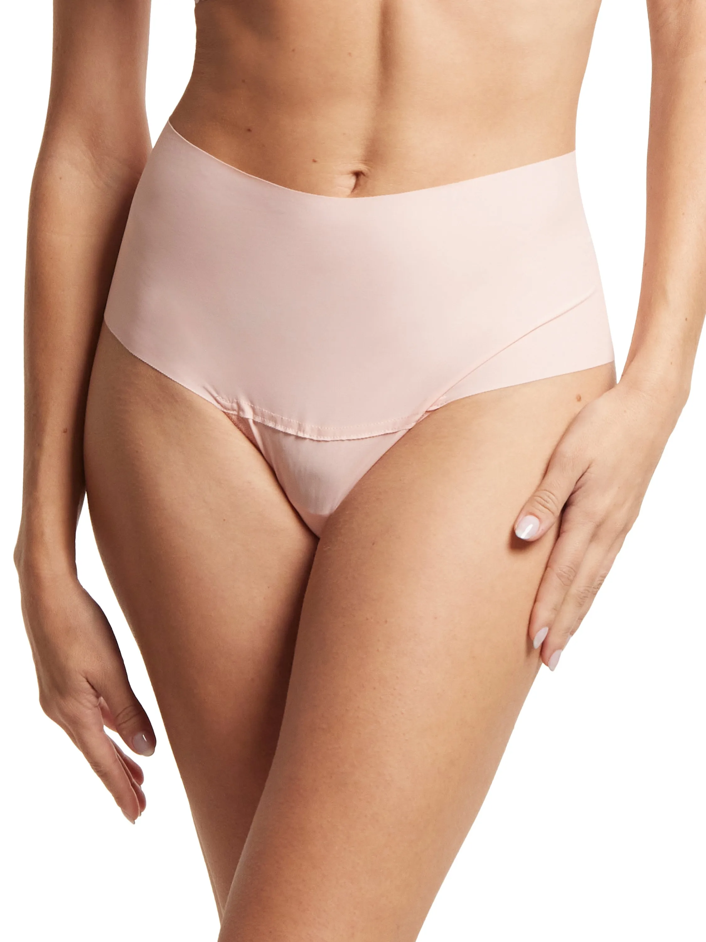 BreatheSoft™ High Rise Thong Sweet Nothing Pink Sale