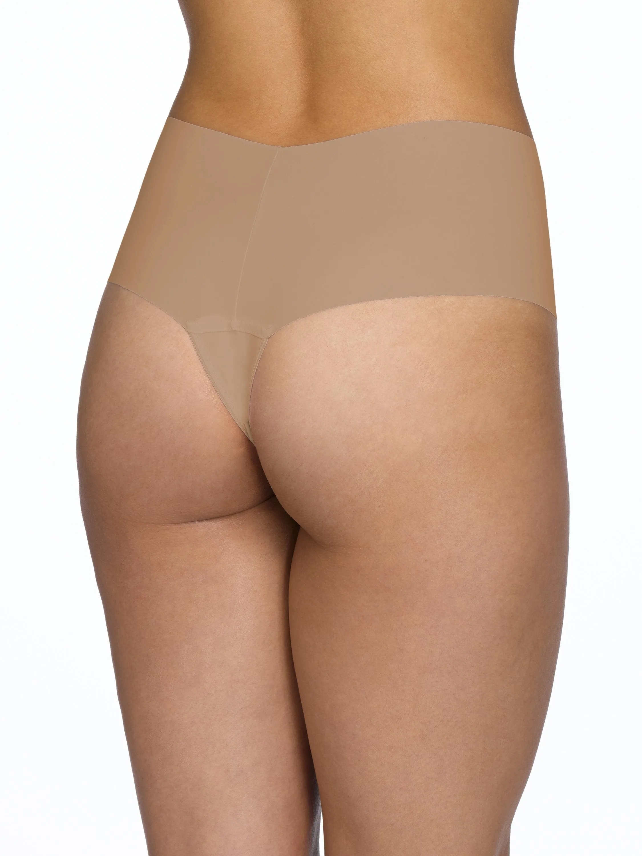 BreatheSoft® High Rise Thong Taupe