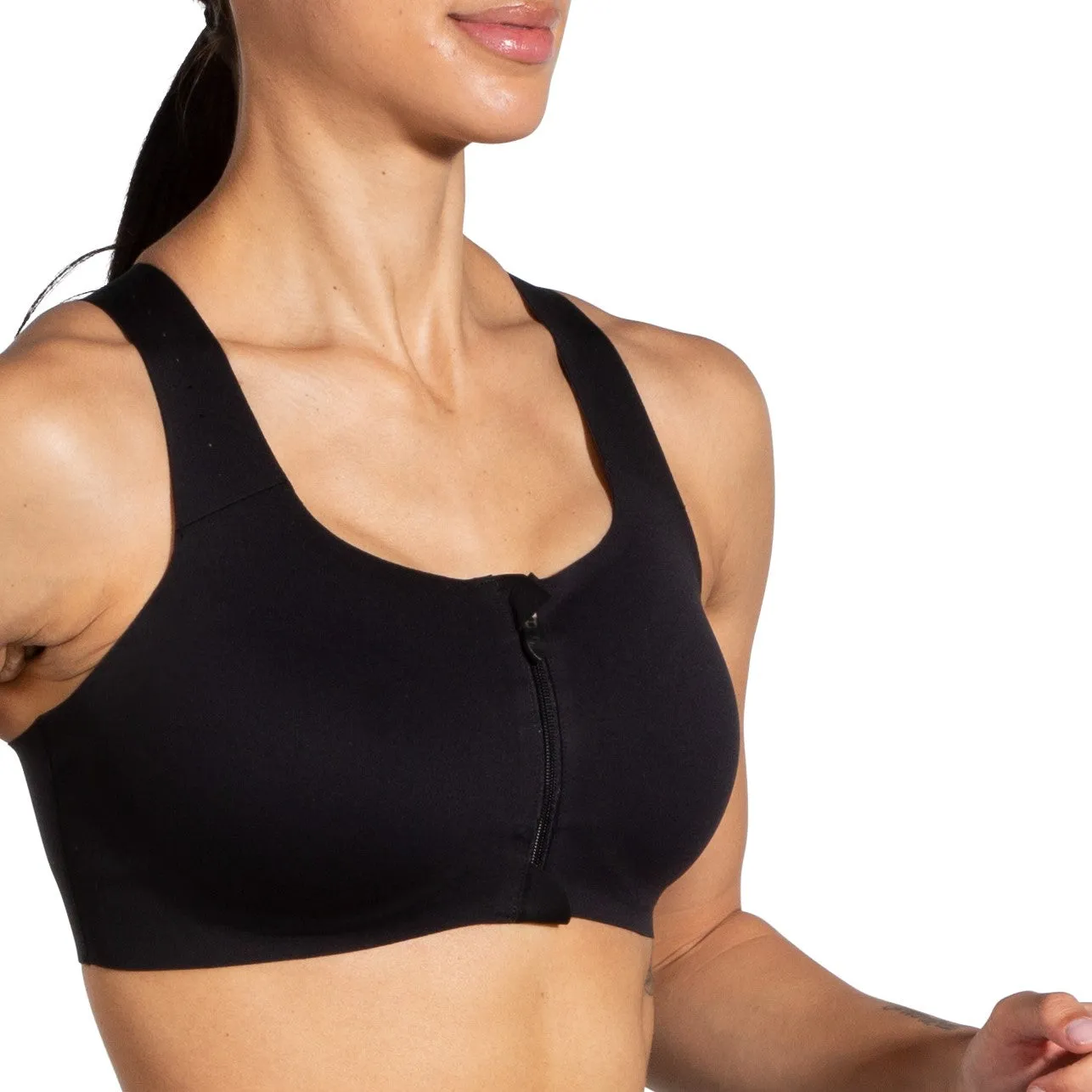 Brooks | Dare Zip Run Bra 2.0 | Women's | Black