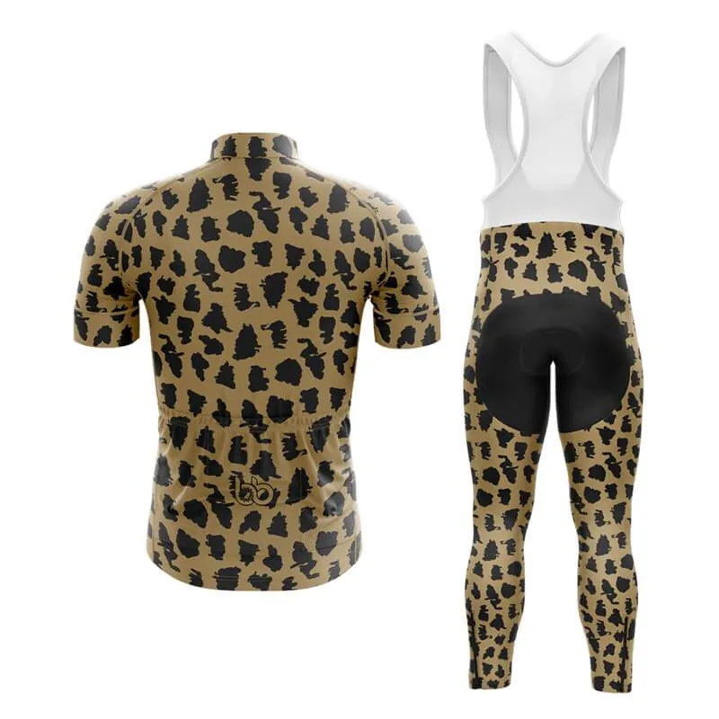 Brown Leopard Club Cycling Kit