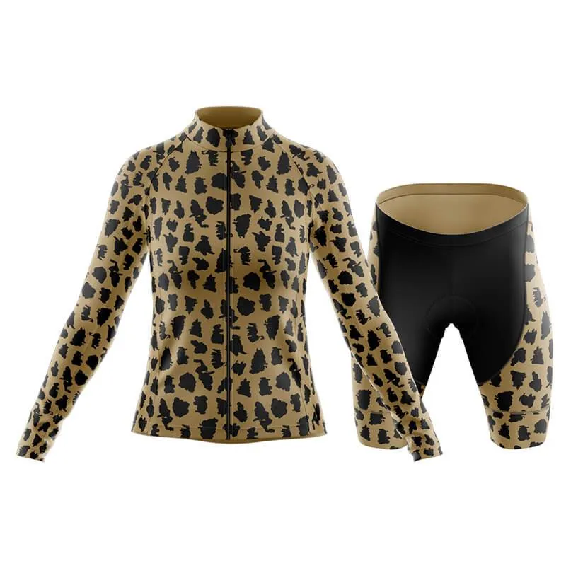 Brown Leopard Club Cycling Kit