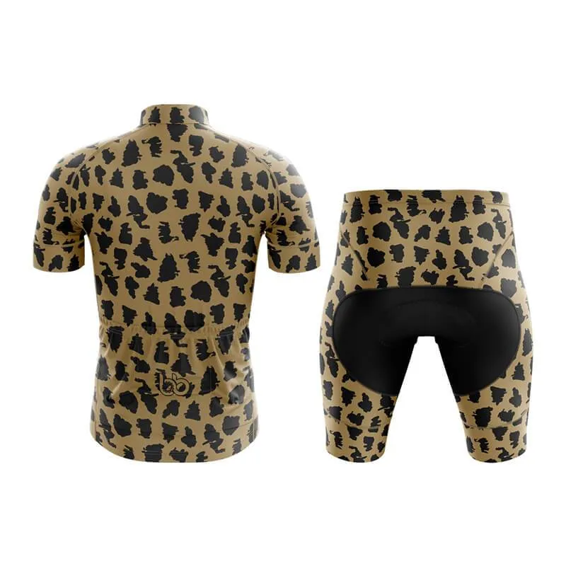 Brown Leopard Club Cycling Kit