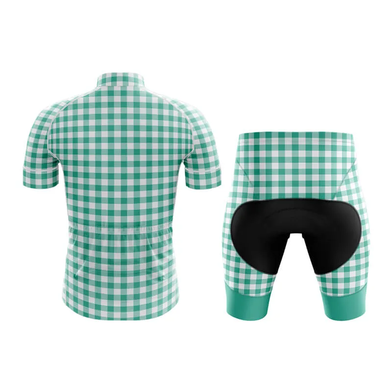 Checkered (Green) Club Cycling Kit