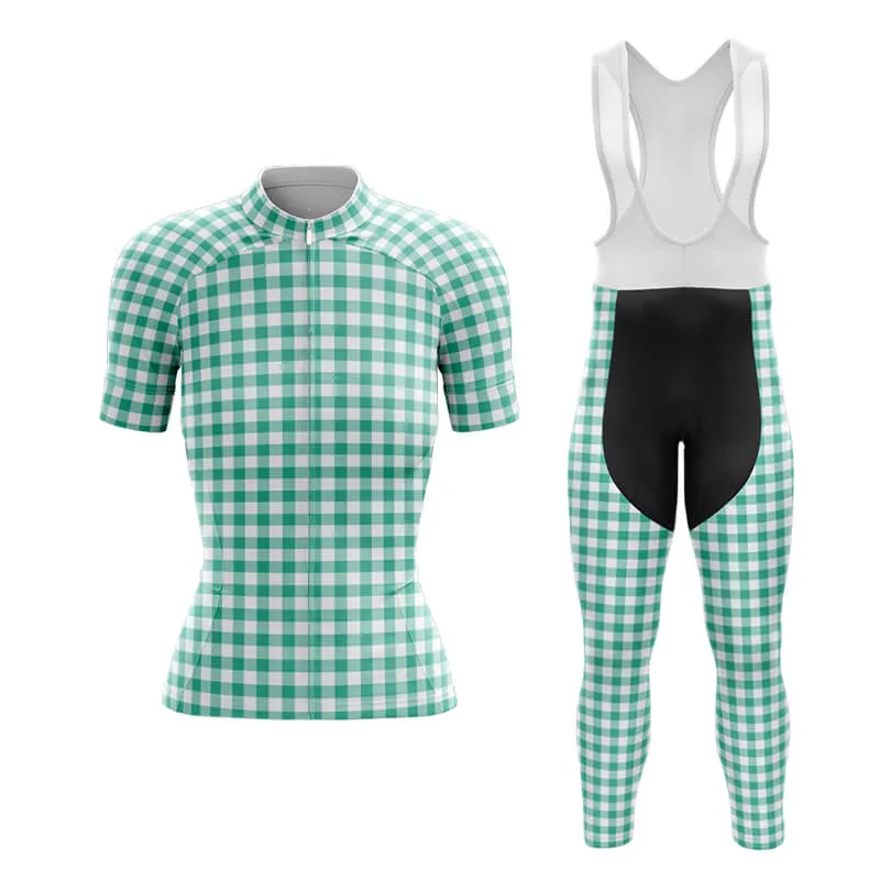 Checkered (Green) Club Cycling Kit