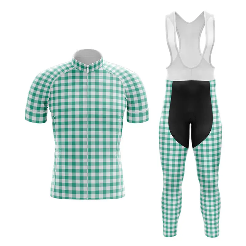 Checkered (Green) Club Cycling Kit