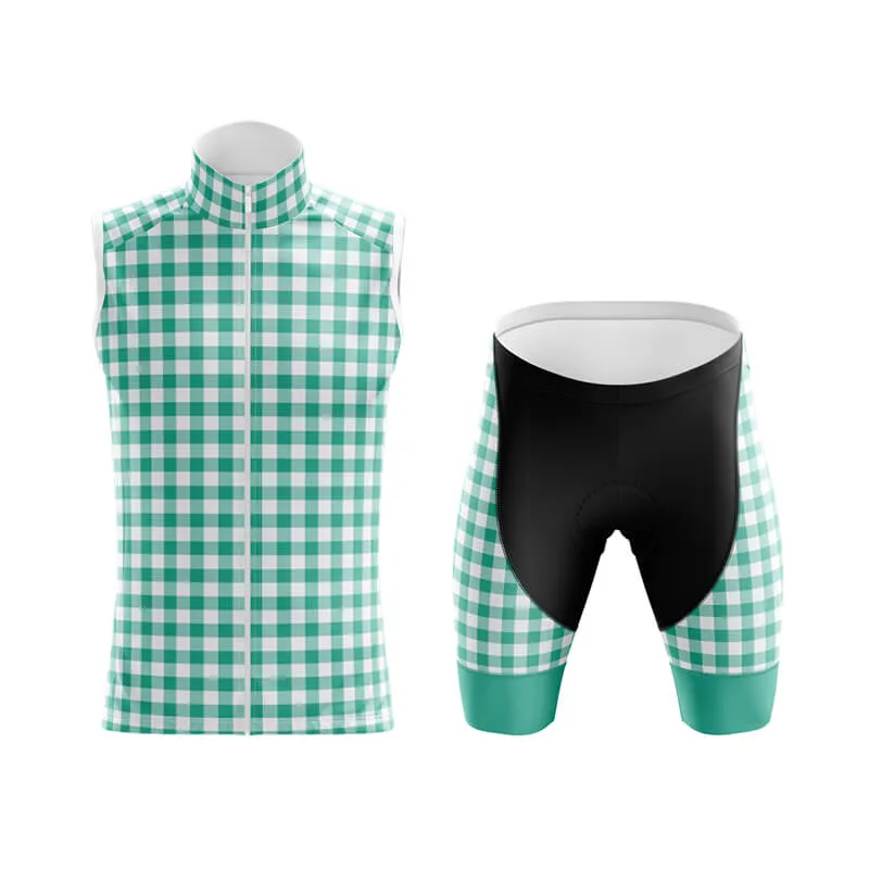 Checkered (Green) Club Cycling Kit