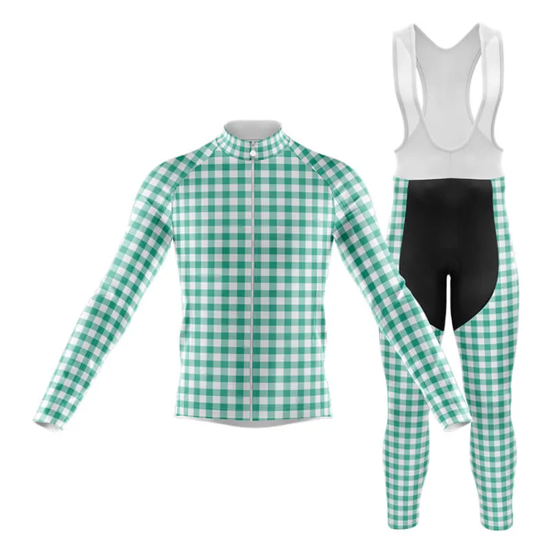 Checkered (Green) Club Cycling Kit