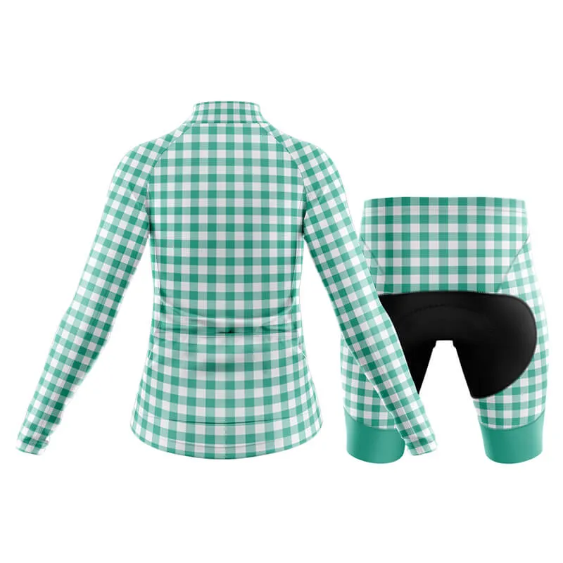 Checkered (Green) Club Cycling Kit