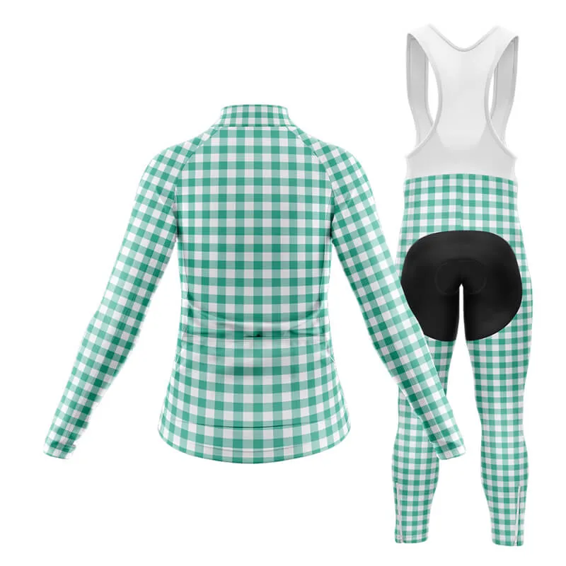 Checkered (Green) Club Cycling Kit