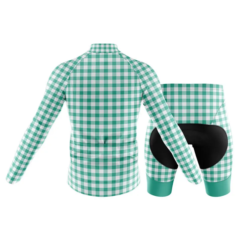 Checkered (Green) Club Cycling Kit