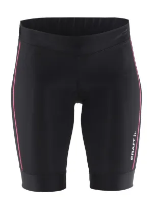 Craft Motion Short fietsbroek kort zwart met roze dames