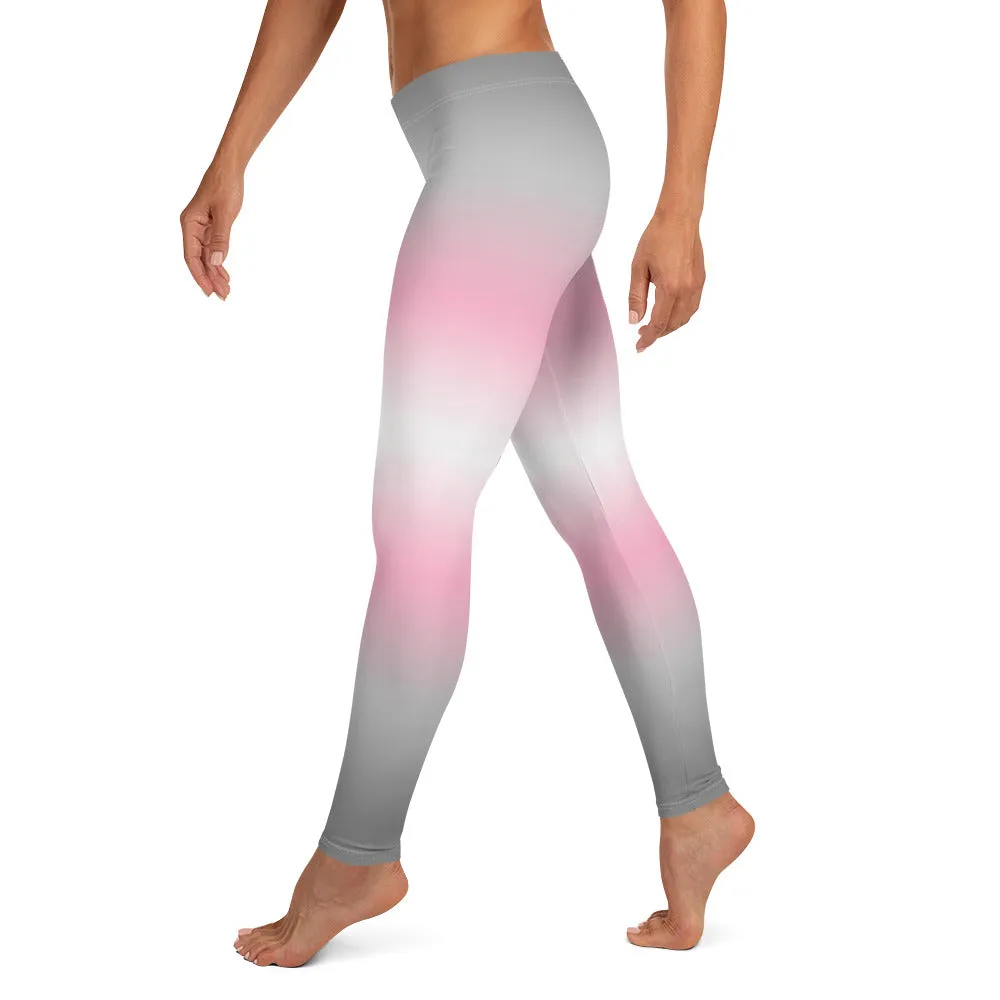 Demigirl Pride Women's Leggings Yoga Pants in Ombre