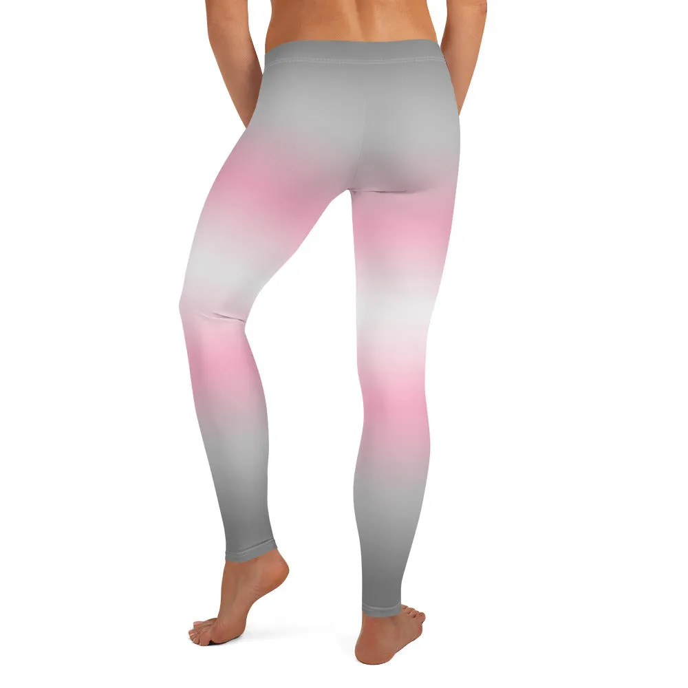 Demigirl Pride Women's Leggings Yoga Pants in Ombre