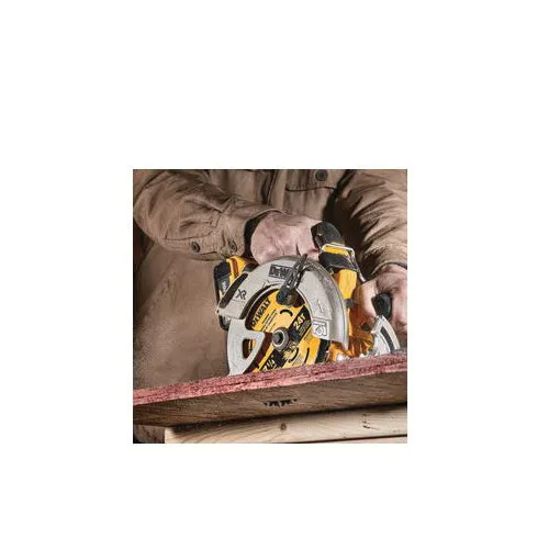 DeWALT DWA171424B10 Circular Saw Blade, 7-1/4 in Dia, 5/8 in Arbor, 24 Teeth, Tungsten Carbide Cutting Edge