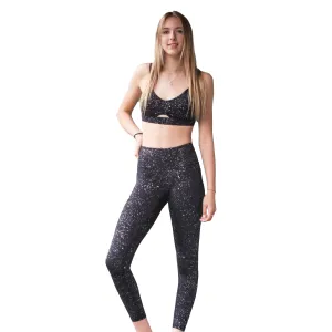 Donatella Mid-Waist Active Wear Sparkle Leggings - Perfect for gym & yoga