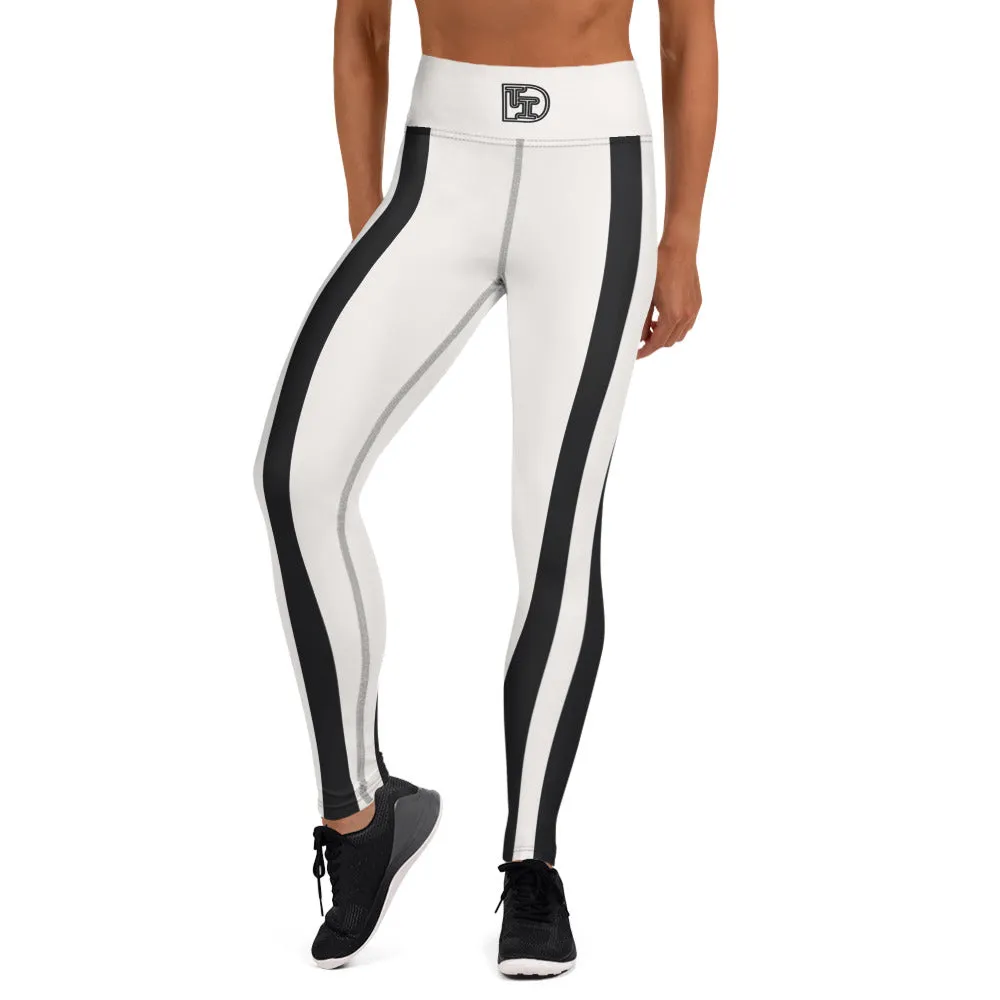 DTI Black Stripe Yoga Leggings