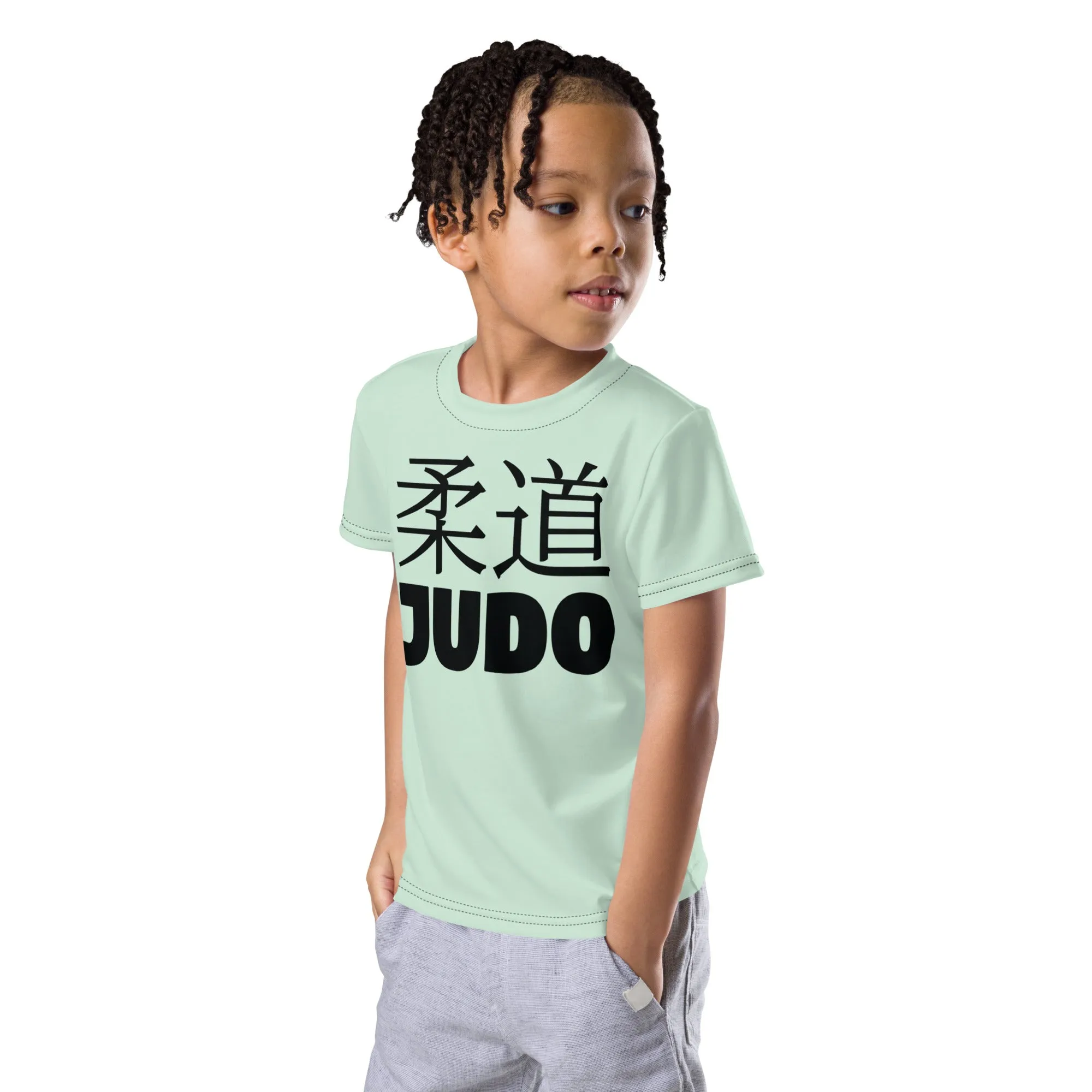 Dynamic Movement: Boy's Short Sleeve Classic Judo Rash Guard - Surf Crest Alt