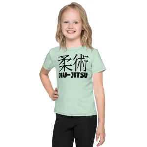 Dynamic Movement: Girl's Short Sleeve Classic Jiu-Jitsu Rash Guard - Surf Crest Alt