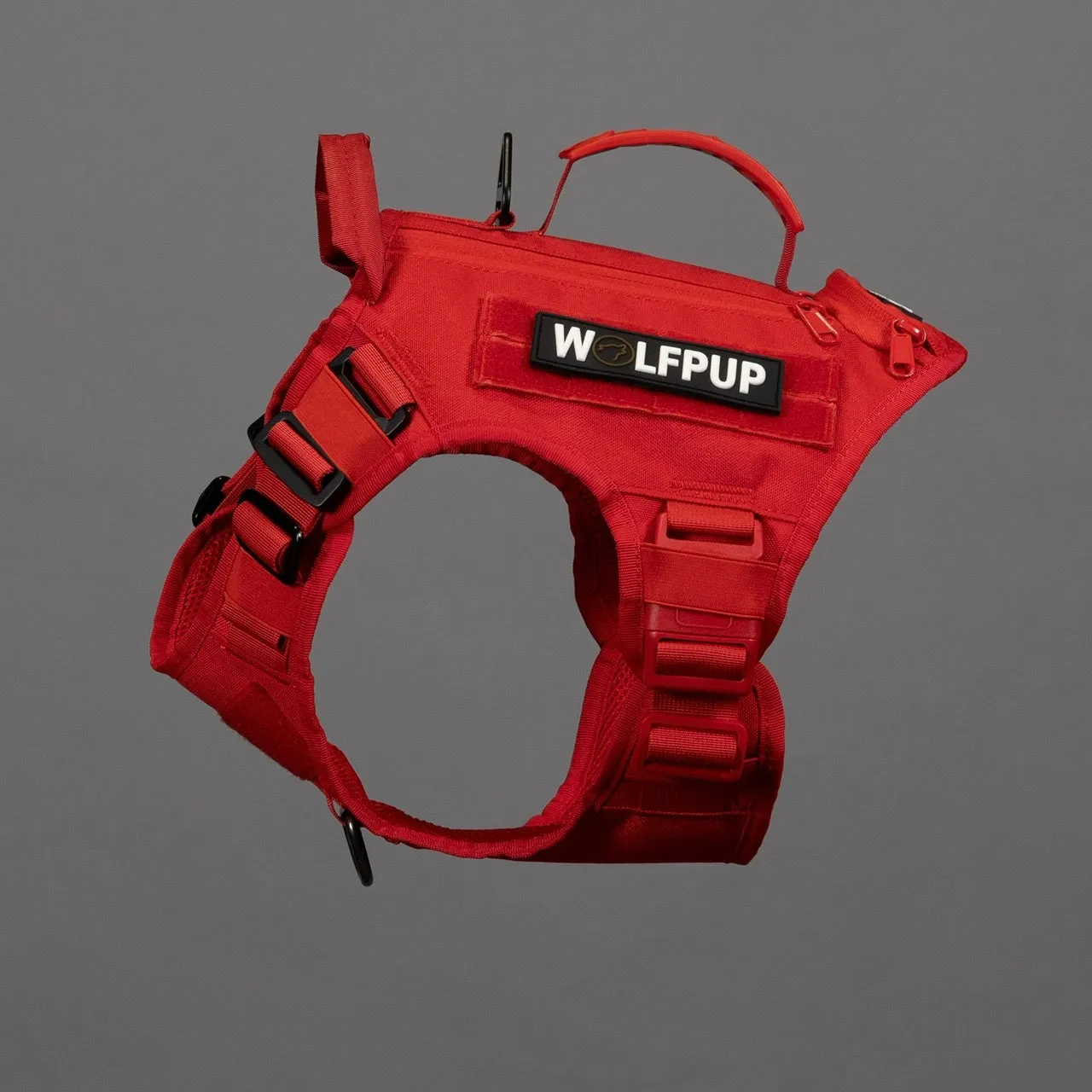 Elite Red Tactical Dog Vest Harness