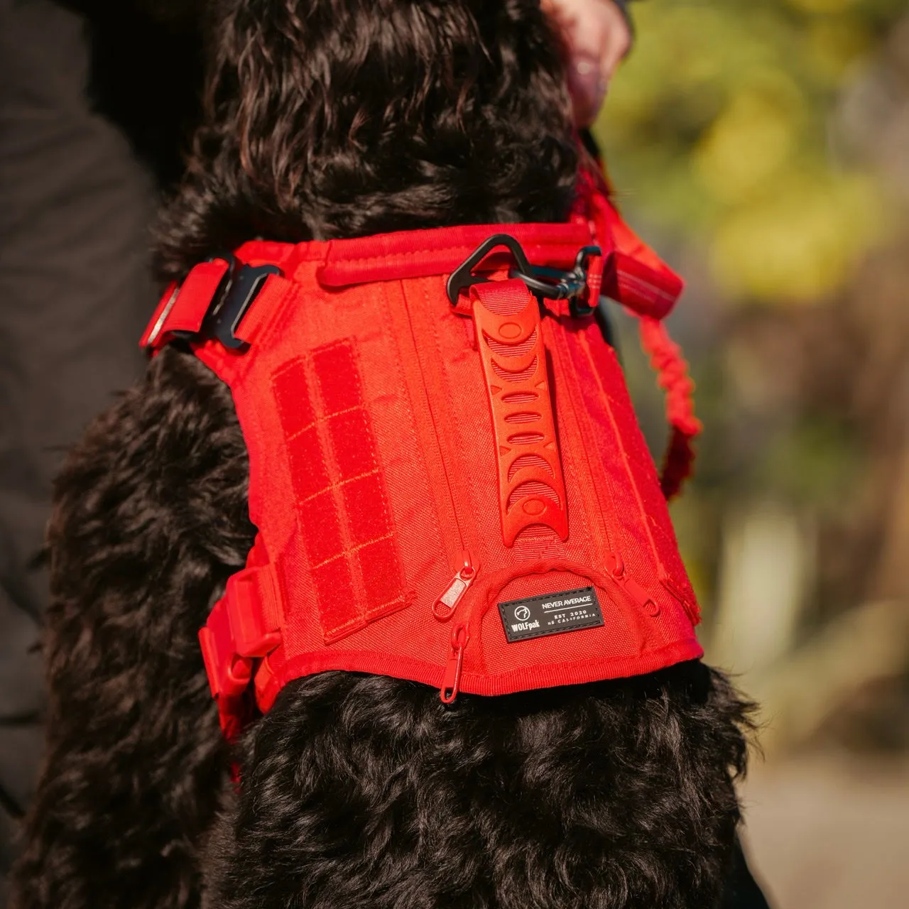 Elite Red Tactical Dog Vest Harness