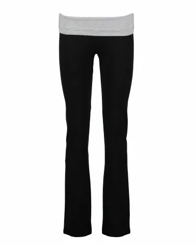 Enza Ladies Fold Over Yoga Pant