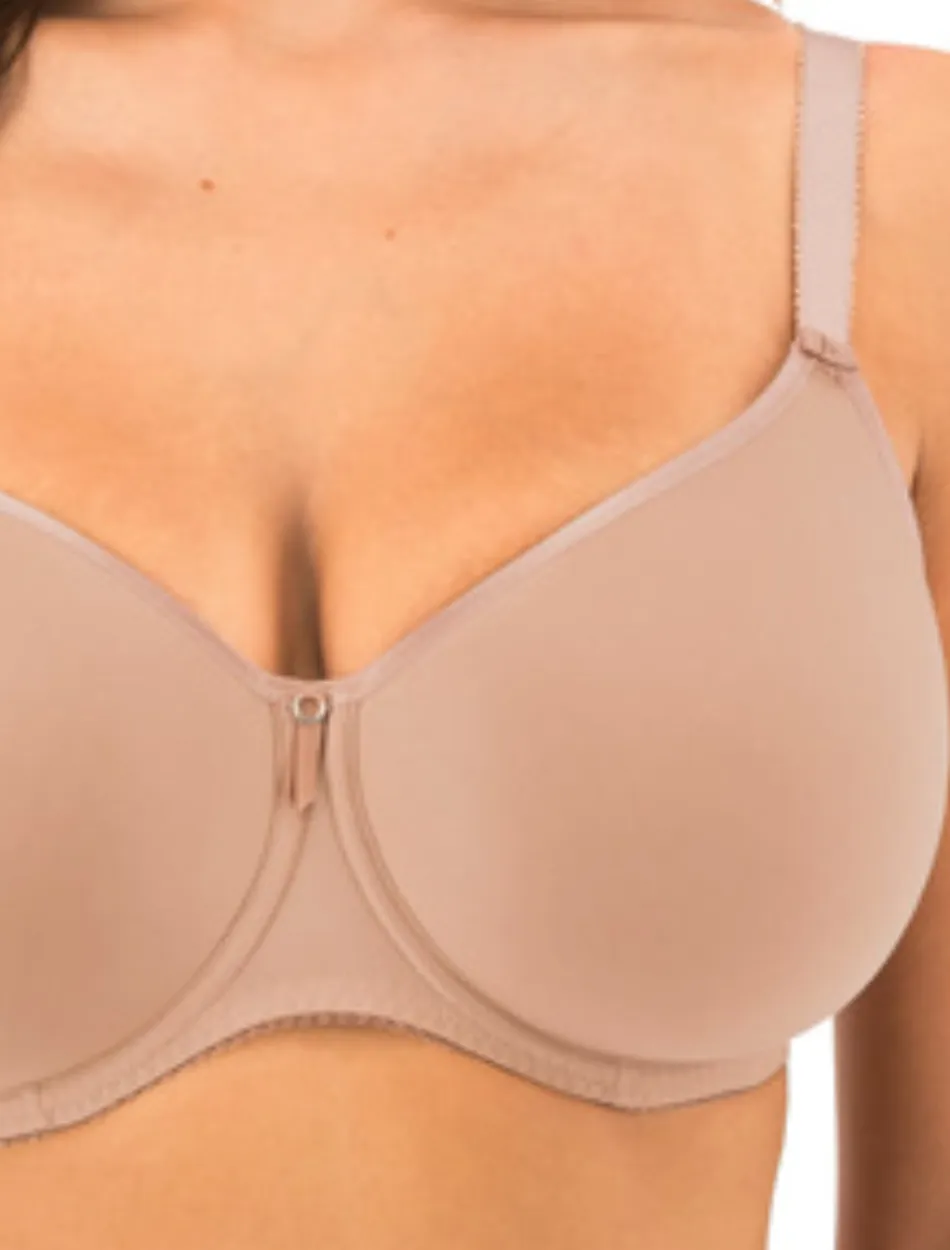 Fantasie Rebecca Essentials Underwire Moulded Bra, Cafe Au Lait | Cafe Au Lait Molded Bra | Cafe Au Lait T-Shirt Bra | Cafe Au Lait Fantasie Bra