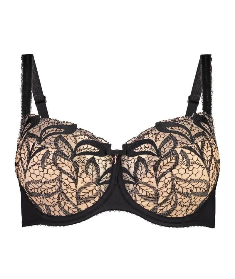 Fayreform Elise Underwire Bra - Black/Cafe Creme