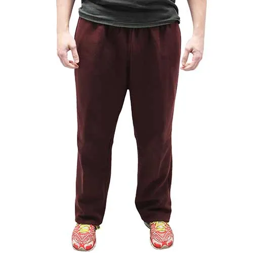 Full Elastic Pull on Fleece Pant - 6400-453 Burgundy